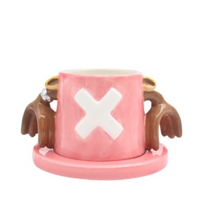 L Anime Chapéu De Palha Tigela De Cerâmica com Pauzinhos e Colher Chapéu Em Forma De Xícara De Café Luffy Ace Caneca Cerâmica - Product Image 3