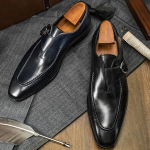 Chaussures et Oxfords en cuir pour hommes, de luxe, élégantes, en cuir de vachette, résistantes à l'eau, antidérapantes et respirantes. - Product Image 1