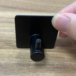 Sanga Custom Logo <b>Black</b> Bathroom Strong Adhesive Eco-Friendly Multifunction Stainless Steel 304 Metal <b>Hooks</b> for Walls - Product Image 2