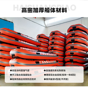 Bote Inflable HSP de 4M+ para 10 Personas, PVC de 1.2MM, Balsa de Rescate Profesional - Product Image 5