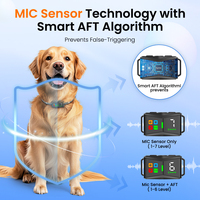 Hohe Empfindlichkeit 6 Arbeits modi Schall vibrations schock Anti-Bark-Gerät Stop Barking Training Ultraschall-Rinden kontroll halsband