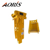 Adaptateur MS01 personnalisé en usine, attache rapide pour déchiqueteur d'excavatrice, brise-roche hydraulique pour mini-excavatrice de 1,5 à 3 tonnes