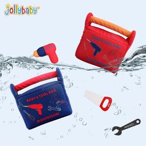 Caja de Herramientas de Peluche Montessori con Logotipo OEM, Kit de Herramientas de Construcción Personalizado, Juego de Imitación de Herramientas para Niños - Product Image 5