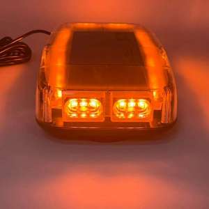 12V Amber LED Emergency Warning Light Bar Surface Mount Strobe Light for Trucks Utility Vehicles - Product Image 3