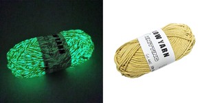 Vòng thủ công kéo sợi <span class=keywords><strong>Polyester</strong></span> dạ quang để Đan Áo len phát sáng chiếc khăn và nhiều hơn nữa - Product Image 2