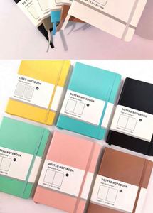 Carnets en vrac à couverture souple en cuir, reliure cousue, format A5, colorés, pour l'école, organisateur/agenda, livraison immédiate, pas cher - Product Image 5