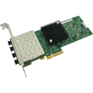 Fabriek Directe Verkoop HZ-I350-F4 I350-AM4 Pcie V2.1 5 Gt/Sec Sfp 1000Mbps Fibre Channel Adapter Optische Vezel Netwerkkaart