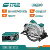 NOUVELLE Scie circulaire électrique robuste de 230 mm 2300 W CS2300, scie à bois haute puissance, machine à découper le bois professionnelle pour la menuiserie