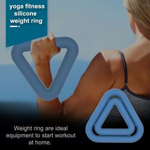 Anneau de fitness triangulaire en caoutchouc bleu BOGA pour exercices corporels, design léger et durable, usage commercial unisexe - Product Image 2