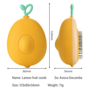 مشط مدلك على شكل قطة مشط إبرة يمكن تعليقه للحفاظ على درجة الامتصاص الجاف والرطب - Product Image 6