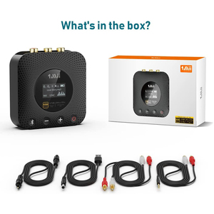 1mii 32-bit/384kHz DAC âm thanh Hifi với OLED hiển thị hỗ trợ AptX HD/LL & LDAC <span class=keywords><strong>Bluetooth</strong></span> Receiver cho nhà hệ thống âm thanh <span class=keywords><strong>stereo</strong></span>/loa - Product Image 6