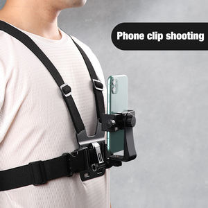 Harnais de poitrine, extension de casque de moto, <span class=keywords><strong>support</strong></span> de téléphone pour bras, kit d'accessoires de montage pour vélo pour Insta360 X3 GoPro Hero 11 10 9 8 7 - Product Image 2