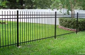 Nouvelle clôture en métal noir de 6x8 pieds, panneau de clôture de <span class=keywords><strong>jardin</strong></span> en métal, clôture décorative en fer forgé, clôture murale extérieure - Product Image 4