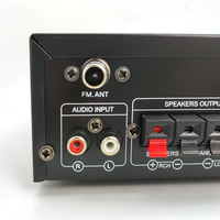Yeni Metal Ses Sistemi Ev Amplifikatörü AK-45 USB Flash Sürücü HiFi 2 Kanallı Dijital Amplifikatör Karaoke için
