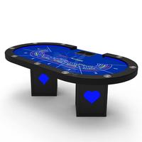 YH – Table de Poker professionnel avec éclairage LED, vente en gros