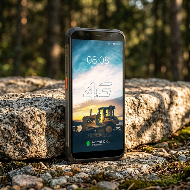 4G Rugged Smartphone IP68 Waterproof Outdoor Mobile Phone Android 12 5.93 Inch 9600mAh Battery Infrared Camera