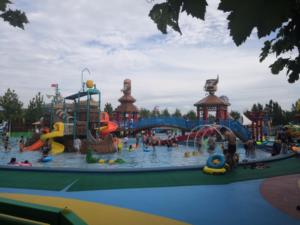 테마 워터 파크 장비 해적선 및 정글 모험 놀이 구조 상업용 놀이를위한 내구성 PE 유리 섬유 금속 - Product Image 3