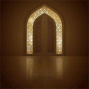 Puerta Batiente de Madera Estilo Mediterráneo Qifan con Patrones Tallados Intrincados para Entrada - Product Image 4