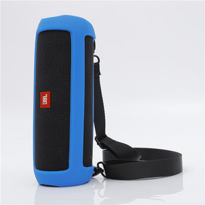 Étui de protection pour haut-parleur JBL Flip5, étui en silicone, six couleurs, avec bandoulière et <span class=keywords><strong>mousqueton</strong></span>, housse de protection - Product Image 2