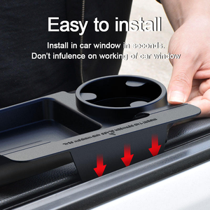 Penyangga Cangkir Mobil Universal, Penyangga Ponsel, Aksesoris Interior Sisi Pintu, Organizer Penyimpanan Mobil - Product Image 3