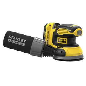 Ponceuse orbitale sans fil Stanley Fatmax 50 mm, 20 V, batterie, qualité professionnelle, fixation auto-agrippante - Product Image 1
