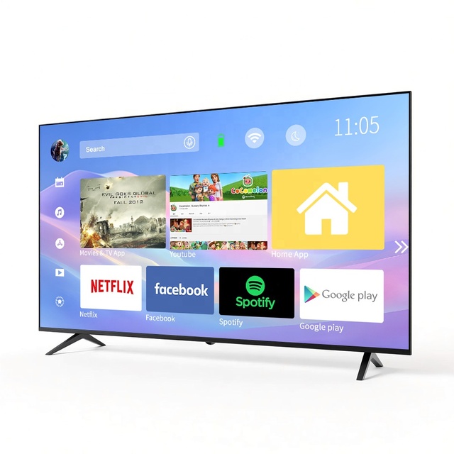 Best Mini LED QLED Smart TV 32-98 Inches High Definition 2K/4K/8K UHD Android with 120Hz Refresh Rate for Hotels