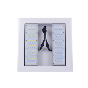 Luminaires LED ultra-minces 150W IP65 pour auvent, suspension industrielle encastrée pour station-service, design élégant, éclairage LED encastré pour station-service - Product Image 4