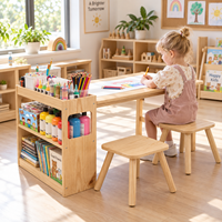 Ensemble de table d'activités créatives éducatives pour enfants, en bois, style Montessori, pour la maternelle, la garderie, les tout-petits et les enfants