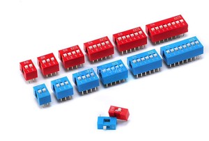 <strong>Flip</strong> Switch 1p 2 3 4 5 6 7 <strong>8</strong> 9 10 positions 254mm foot distance dial <strong>code</strong> red blue - Product Image 4