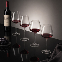 Verre à dégustation professionnel pour Syrah et Barolo, Gobelet de Bourgogne 410ml, Grande Capacité, Verres à pied pour Restaurants de Luxe