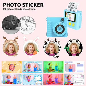 Nouveautés : Appareil photo instantané pour enfants avec filtres de couleur, lecteur de musique, vidéo et fonction DIY – Cadeau idéal pour les enfants - Product Image 3