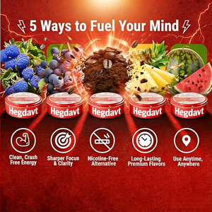Brain Fuel Variety Pack, Bolsitas de Cafeína Nootrópica 50mg, Melena de León, Sin Azúcar, Energía Limpia, Brain Fuel para el Rendimiento Cognitivo - Product Image 5
