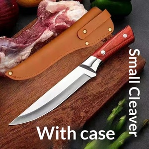 Cuchillo Deshuesador de Acero Inoxidable con Mango de PP, Cuchillo de Carnicero Afilado Multiusos para Dividir, Cortar Huesos y Carne - Product Image 6