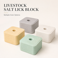 Bloc de sel minéral personnalisé pour animaux, sel à lécher pour l'alimentation du bétail, soin nutritionnel pour la ferme