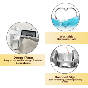 Bview Art <span class=keywords><strong>Emporte</strong></span>-pièce en acier inoxydable pour sapin de Noël 5 pièces - Product Image 2
