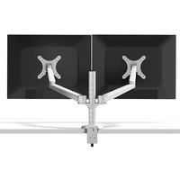 Support d'écran double OA-4S pour bureau, moniteur LCD 27 pouces, support d'écran relevable et rotatif en alliage d'aluminium