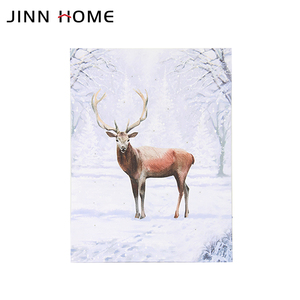 Vente en gros Peinture sur toile Arts muraux <span class=keywords><strong>Animaux</strong></span> de la forêt abstraits Peinture à l'huile pour la décoration de la chambre à coucher - Product Image 2