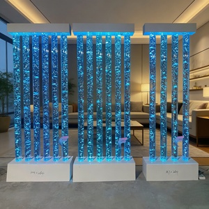 เสาไฟ LED แบบกำหนดเองพร้อมผนังอะคริลิคแบบฟองอากาศสำหรับตกแต่งงานปาร์ตี้ - Product Image 5