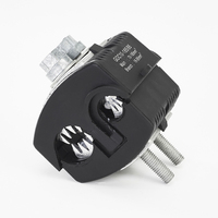 Clip de pénétration pour ancrage au sol avec boîtier en cuivre/aluminium pour connecteur de ligne électrique aérienne, décapage