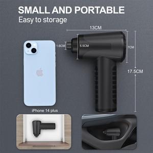 Rechargeable Powerful Cordless Air Duster Blower Gun Wireless Handheld Car <b>Mini</b> Vacuum Cleaners 50000RPM - Product Image 4