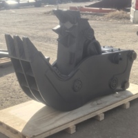 Pulvérisateur hydraulique de béton LISEN pour l'élimination de fondations, avec une forte force de broyage, pour les outils de démolition d'excavatrices