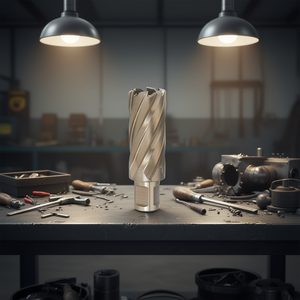 Scie à métaux Fervi Long Core avec fixation Weldon, foret en carbure de 120 mm pour machines-outils - Product Image 2