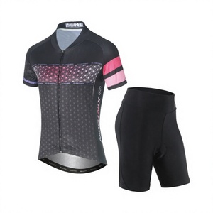 Ensemble de Vêtements de Cyclisme pour Femmes, Combinaison Extensible Respirante de Haute Qualité OEM, Taille Plus, pour Vélo de Route - Product Image 4