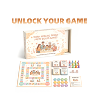 Jeu de cartes portable en carton haute densité mat anti-taches avec poignée pour week-end, maison, loisirs et divertissement familial