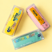 Jouet sensoriel anti-stress souple et craquant en TPR avec remplissage en argile, vente en gros