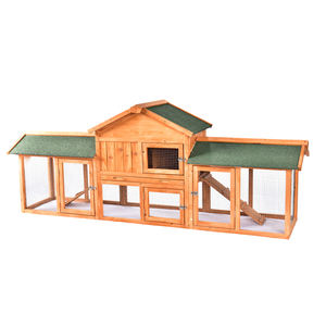 Maisonnette Moderne en Bois <span class=keywords><strong>pour</strong></span> Animaux de Compagnie, Respirante et Imperméable, Idéale <span class=keywords><strong>pour</strong></span> Lapins, Petits Animaux, Poulets, Canards - Écologique - Product Image 3