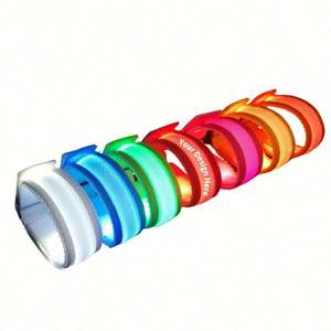 Pulsera de Nailon con Luces LED para Conciertos y Fiestas, Brazalete Luminoso para Festivales y Brazalete Intermitente, Regalo Promocional - Product Image 1