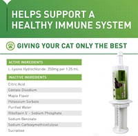 Pâte nutritive OEM/ODM Gel de L-Lysine pour chat - Soutien du système immunitaire - Complément alimentaire pour animaux de compagnie pour le nez qui coule, les problèmes respiratoires et la vision
