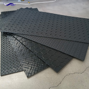 Grosir lembar plastik <span class=keywords><strong>Hdpe</strong></span> ramah lingkungan 4x8 tikar akses untuk tanah ekskavator perlindungan lumpur konstruksi jalan tikar sementara - Product Image 5