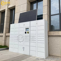Casier intelligent pour la livraison de colis en extérieur, casiers à colis en libre-service 24h/24, armoire de stockage électronique pour bureau de poste